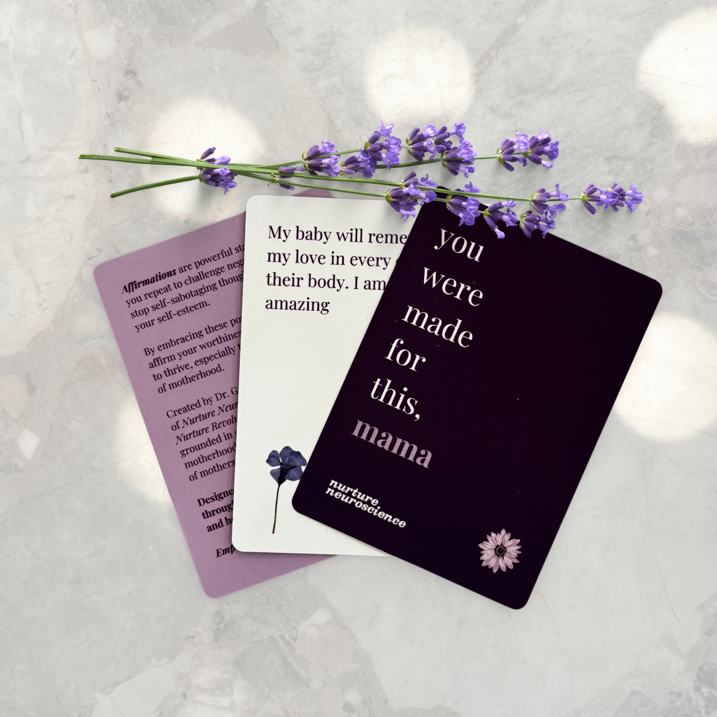 Science-Backed Affirmation Cards for New Moms